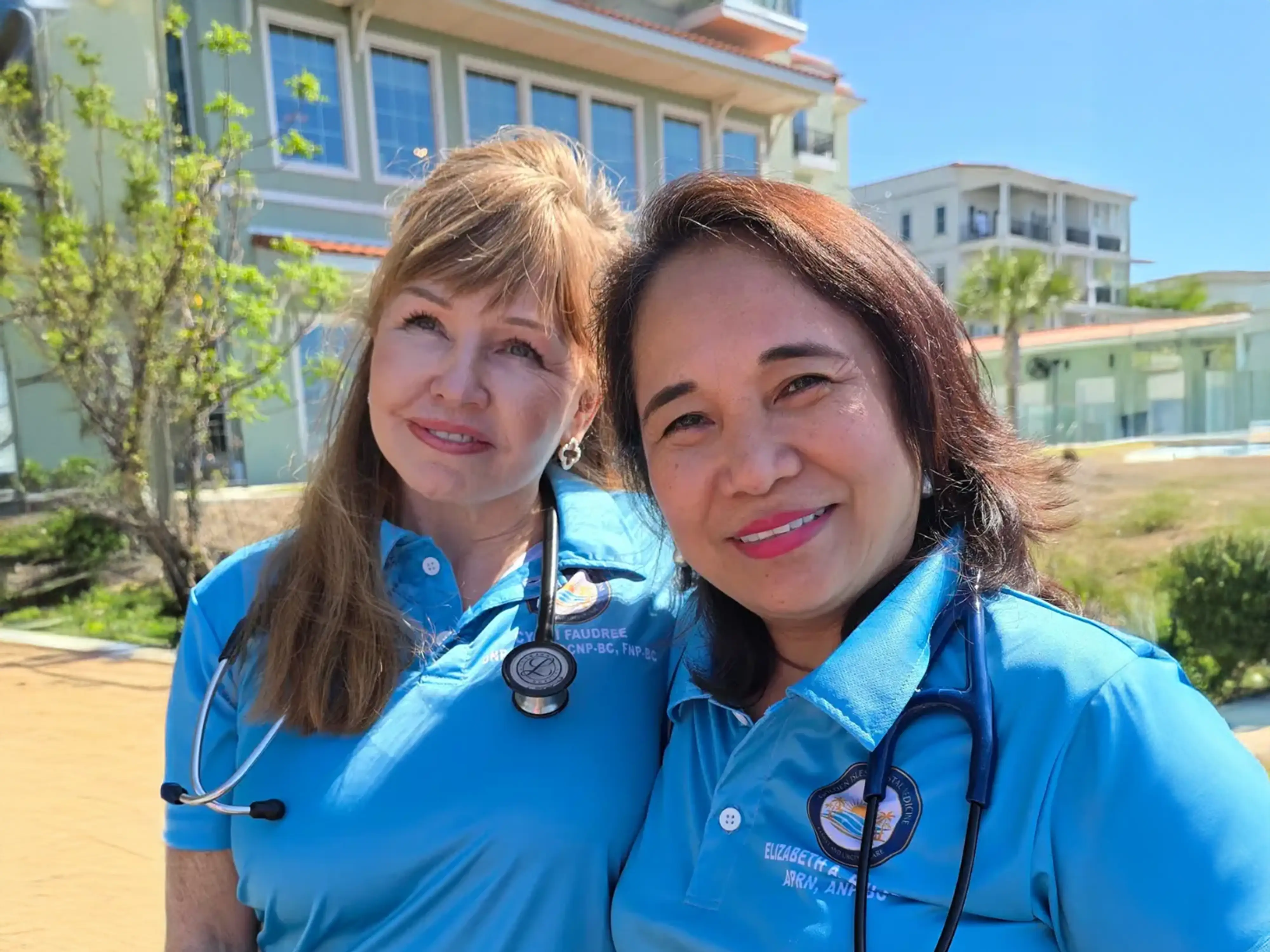 Cyndi Faudree, DNP, ACNP-BC, FNP-BC and Elizabeth Bulatao, APRN, ANP-BC